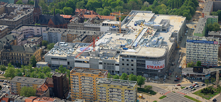 Budowa centrum handlowego Kaskada - Szczecin